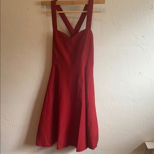 NWT Cross Back Red Dress